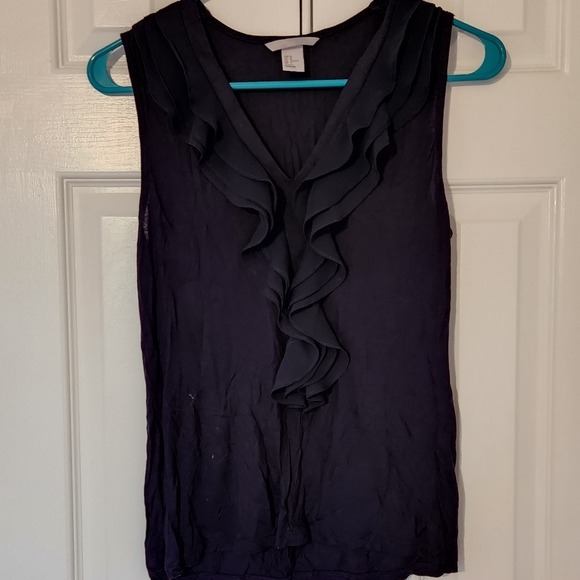 NWOT H&M Navy Blouse - Picture 1 of 3